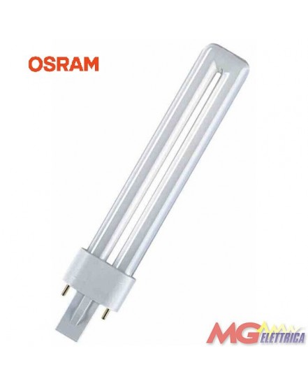 Lampada fluorescente 9W G23 2 pin